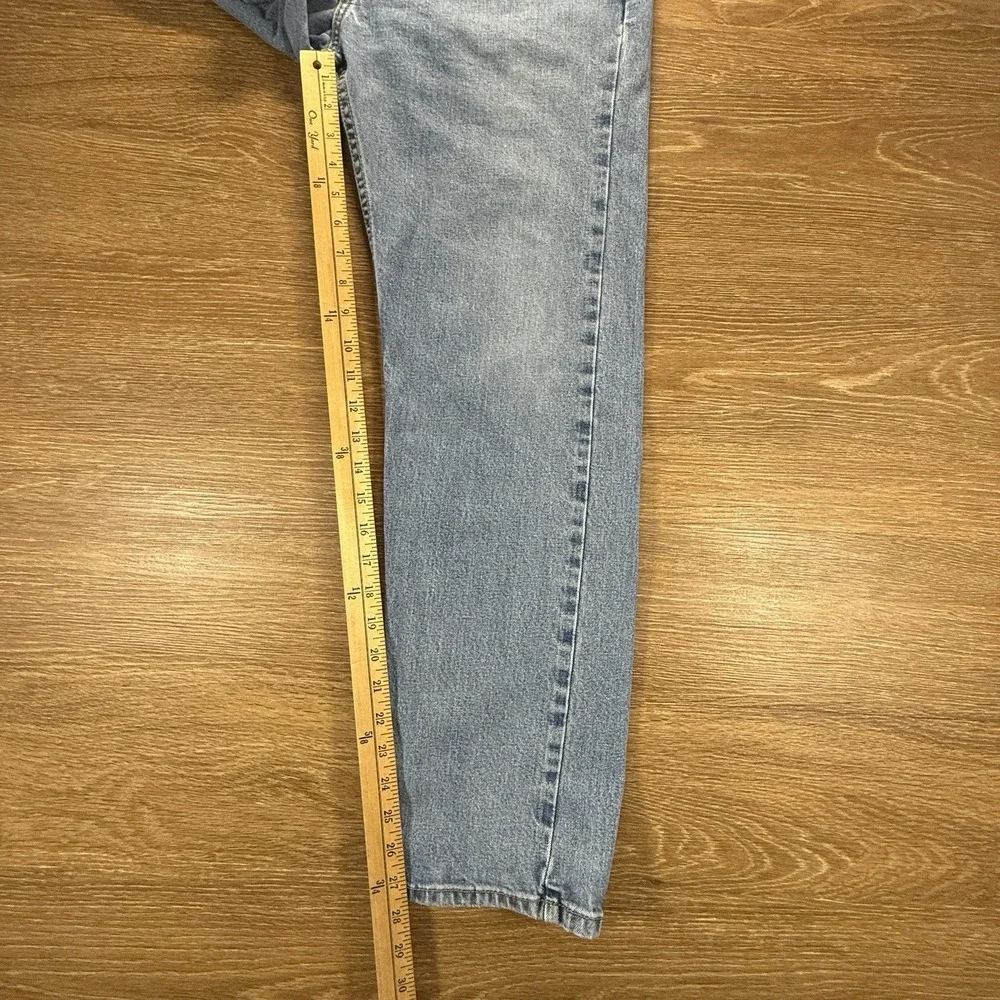 Levi's 505 Men's 34x30 Regular Fit Straight Leg Jeans Light Wash Denim 31x27.5